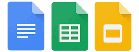 google docs sheets slides logo